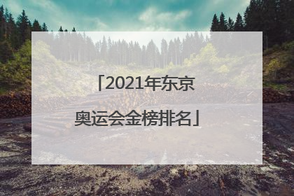 「2021年东京奥运会金榜排名」2021年东京奥运会金榜排名中国感受
